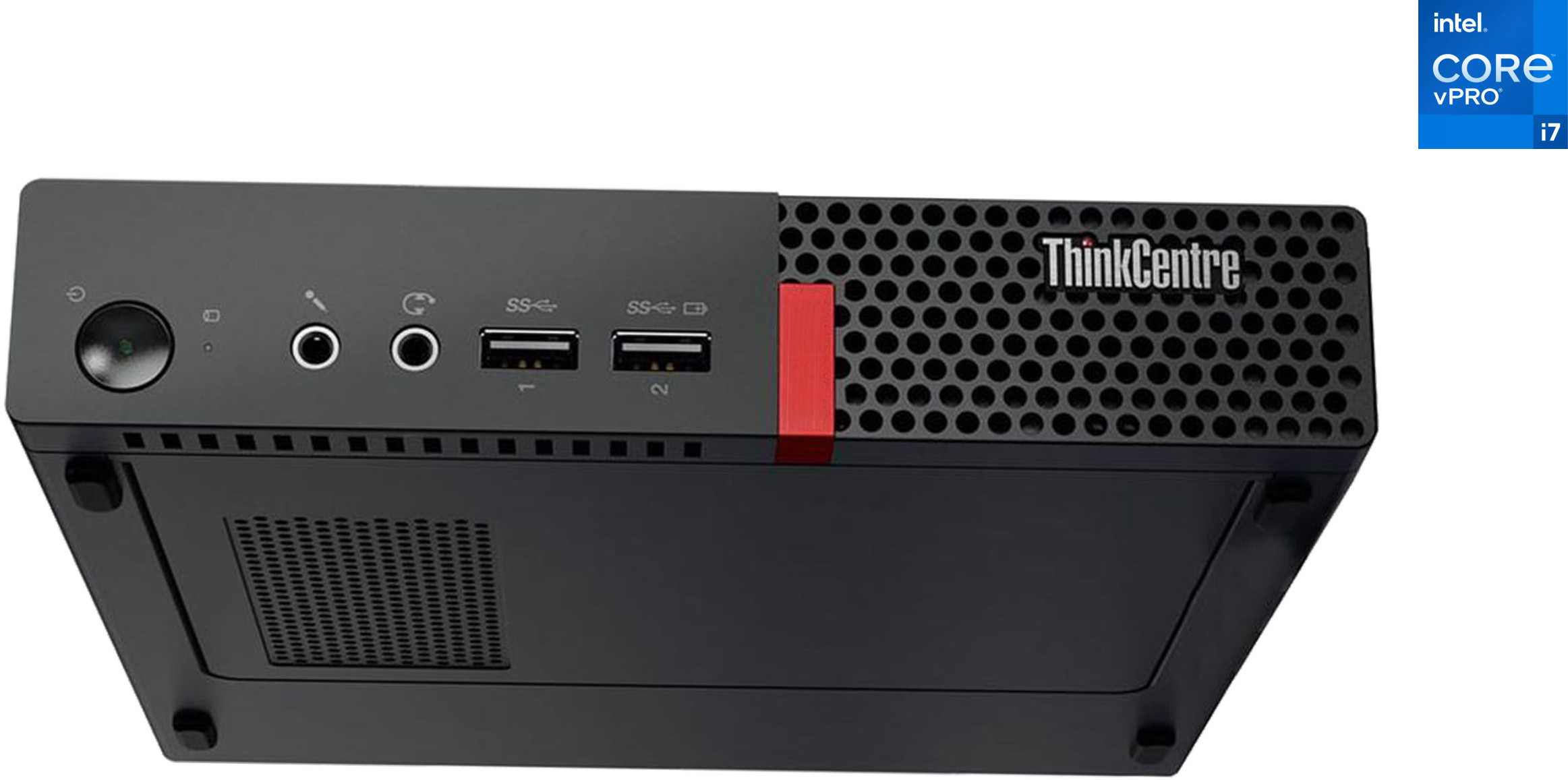 NCS Core™ i7 (6th Gen) [4 Cores, 8 Threads, 3.40 GHz] - ThinkCentre Tiny PC [CUV] Intel Core i7 - 6700 [4 Cores, 8 Threads] - Lenovo Mini PC (32 GB RAM/Intel® HD 530 Graphics/1 TB SSD Capacity/Windows 11 Pro) Mid Tower with MS Office image 1