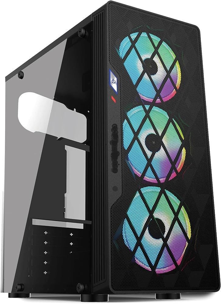 rionix Core i3 INTEL CORE I3 (8 GB RAM/1 Gb Hd Onboard Graphics/120 GB SSD Capacity/Windows 11 Pro/1 GB Graphics Memory) Mid Tower with MS Office image 1