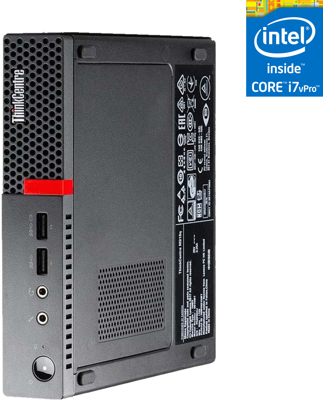 NCS Intel Core i7 (6th Gen) [4 Cores, 8 Threads] - ThinkCentre Micro CPU [ONW] LENOVO Tiny PC - Core™ i7-6700 [4 Cores, 8 Threads, 3.40 GHz] (32 GB RAM/Intel® Ultra HD 530 4K Graphics/1 TB SSD Capacity/Windows 11 Pro) Mid Tower with MS Office image 1