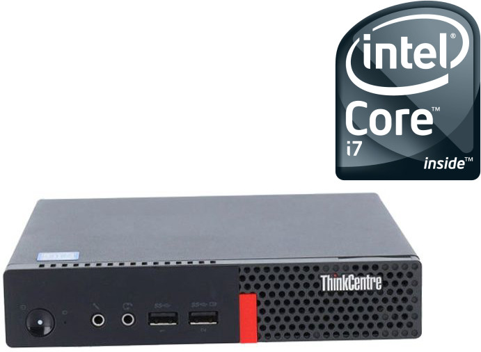 NCS Core™ i7-6700 [4 Cores, 8 Threads] - ThinkCentre Mini CPU [BAE] Intel Core i7 (6th Gen) [4 Cores, 8 Threads, 3.40 GHz] - Lenovo Mini PC (32 GB RAM/Intel Ultra HD 530 4K Graphics/1 TB SSD Capacity/Windows 11 Pro) Mini Tower with MS Office image 1