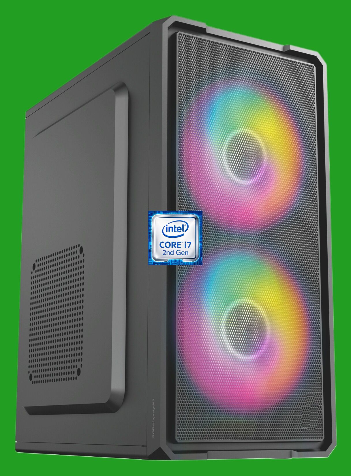 Longan Intel® Core™ i7-2600 Processor [4 Cores, 8 Threads, Up to 3.80 GHz] [IVS-N5] Gaming PC | Dual RGB Fans | Intel® Core™ i7 - 2600 Quad Core Processor (8 GB RAM/Intel Ultra HD Graphics/256 GB SSD Capacity/Windows 11 Pro) Gaming Tower with MS Office-image-10