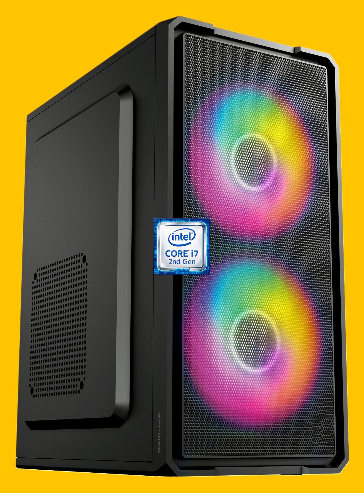Hayyo Core i7 (2nd Gen) Quad Core Processor [8MB Smart Cache, Up to 3.80 GHz] [HEP-N5] Gaming Desktop with RGB Fans | Intel® Core™ i7-2600 Quad Core Processor (8 GB RAM/Intel HD 2000 Graphics/256 GB SSD Capacity/Windows 11 Pro) Mini Tower with MS Office-image-20