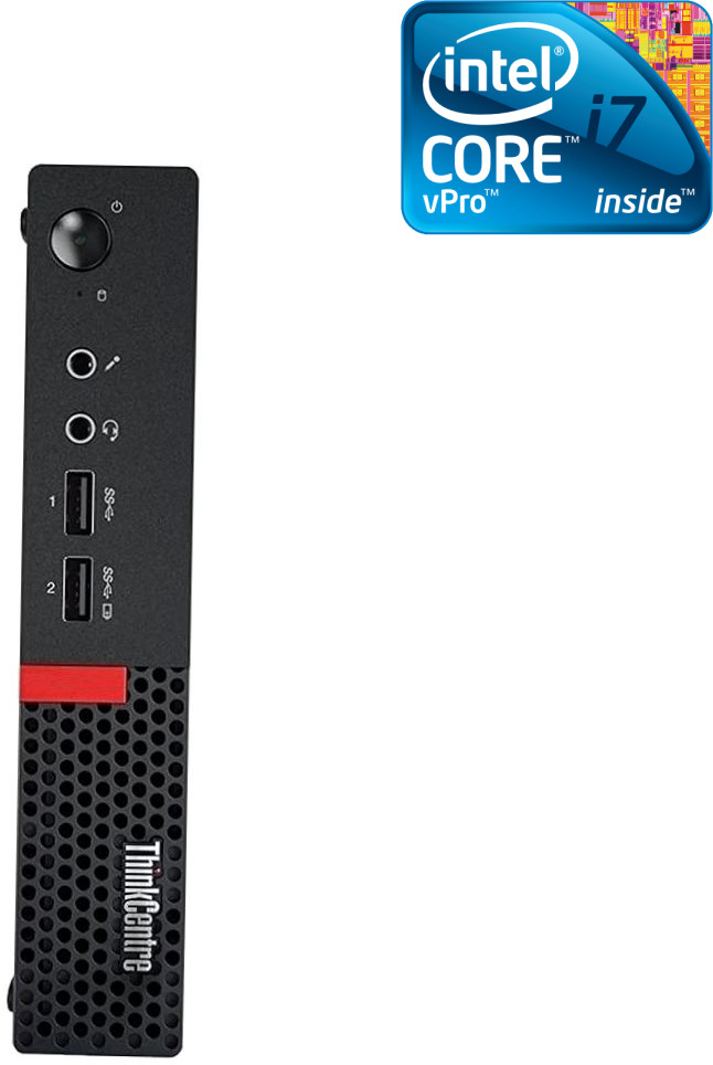 NCS Intel Core i7 (6th Generation) [4 Cores, 8 Threads] - ThinkCentre Tiny CPU [WVE] LENOVO Tiny PC - Core™ i7-6700 Processor [4 Cores, 8 Threads, 3.40 GHz] (32 GB RAM/Intel UHD 530 4K Graphics/1 TB SSD Capacity/Windows 11 Pro) Gaming Tower with MS Office image 1