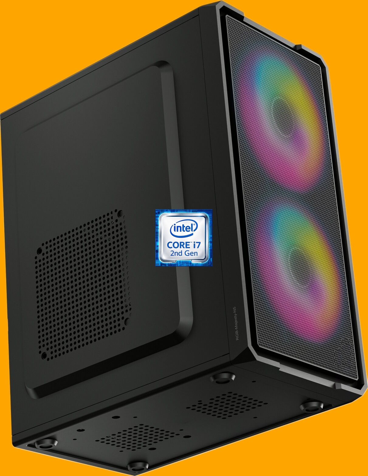 Hayyo Core i7 - 2600 Quad Core Processor [BQD-N5] Gaming PC with RGB Fans | Intel Core i7-2600 Quad Core Processor (8 GB RAM/Intel HD 4K Graphics/256 GB SSD Capacity/Windows 11 Pro) Mini Tower with MS Office-image-41