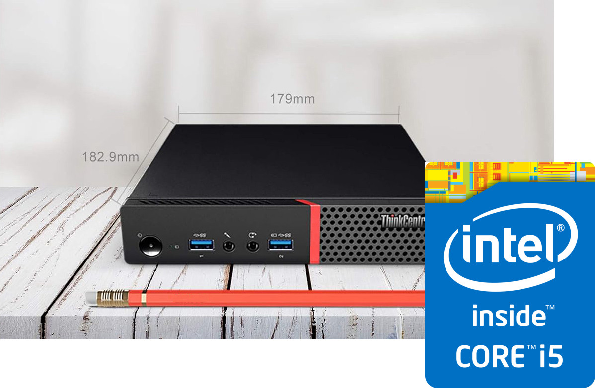 BESTYLISH ThinkCentre Tiny PC | i5-6500 Processor [6MB Smart Cache, 3.20 GHz] | S/N: BHOML Intel® Core™ i5 Processor (6th Gen) (8 GB RAM/Intel® HD 530 Graphics/512 GB SSD Capacity/Windows 11 Pro) Mini Tower with MS Office image 1