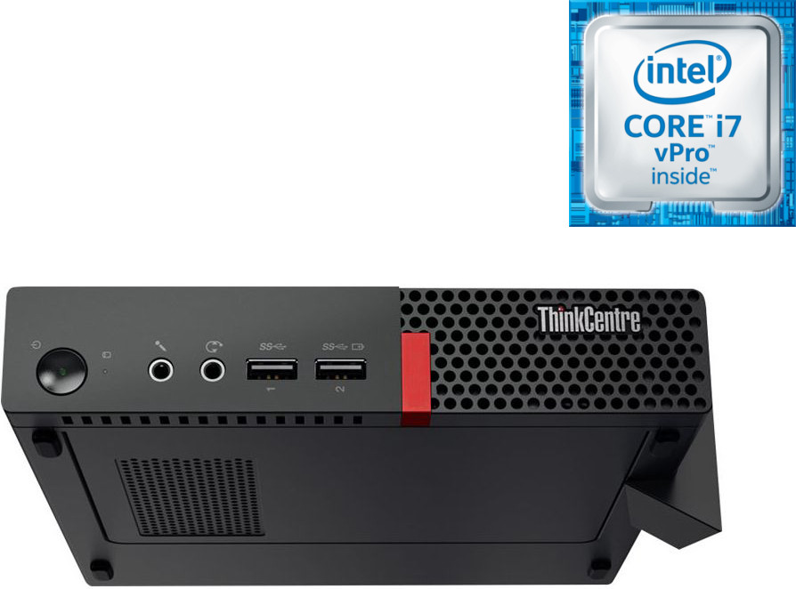 NCS Core i7 (6th Gen) Processor - ThinkCentre Tiny Desktop [MID] Intel® Core™ i7 - 6700 [8MB Cache, Up to 4.00 GHz] - Lenovo Mini PC (32 GB RAM/Intel® HD 530 Graphics/1 TB SSD Capacity/Windows 11 Pro) Gaming Tower with MS Office image 1