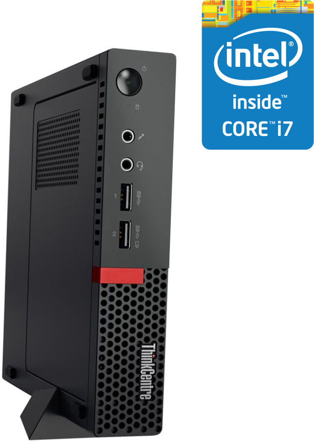 NCS Intel® Core™ i7 - 6700 [4 Cores, 8 Threads] - ThinkCentre Micro Desktop [DZP] Core i7 (6th Gen) Processor [4 Cores, 8 Threads, 3.40 GHz] (32 GB RAM/Intel® HD 530 4K Graphics/1 TB SSD Capacity/Windows 11 Pro) Mid Tower with MS Office image 1