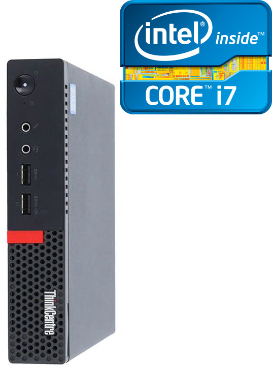 NCS Intel Core i7 (6th Gen) [4 Cores, 8 Threads, 3.40 GHz] - ThinkCentre CPU [XTM] Core™ i7-6700 [4 Cores, 8 Threads] - LENOVO Tiny PC (32 GB RAM/Intel HD 530 Graphics/1 TB SSD Capacity/Windows 11 Pro) Mini Gaming Tower with MS Office image 1
