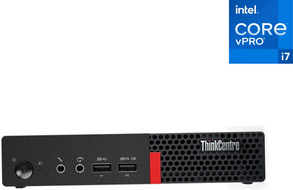 COMPUTER WIZARDS Intel® Core™ i7 (6th Gen) [4 Cores, 8 Threads] - ThinkCentre Mini Desktop [HZL] Core i7-6700 Processor [4 Cores, 8 Threads, 3.40 GHz] (32 GB RAM/Intel® UHD 4K Graphics/1 TB SSD Capacity/Windows 11 Pro) Microtower with MS Office image 1