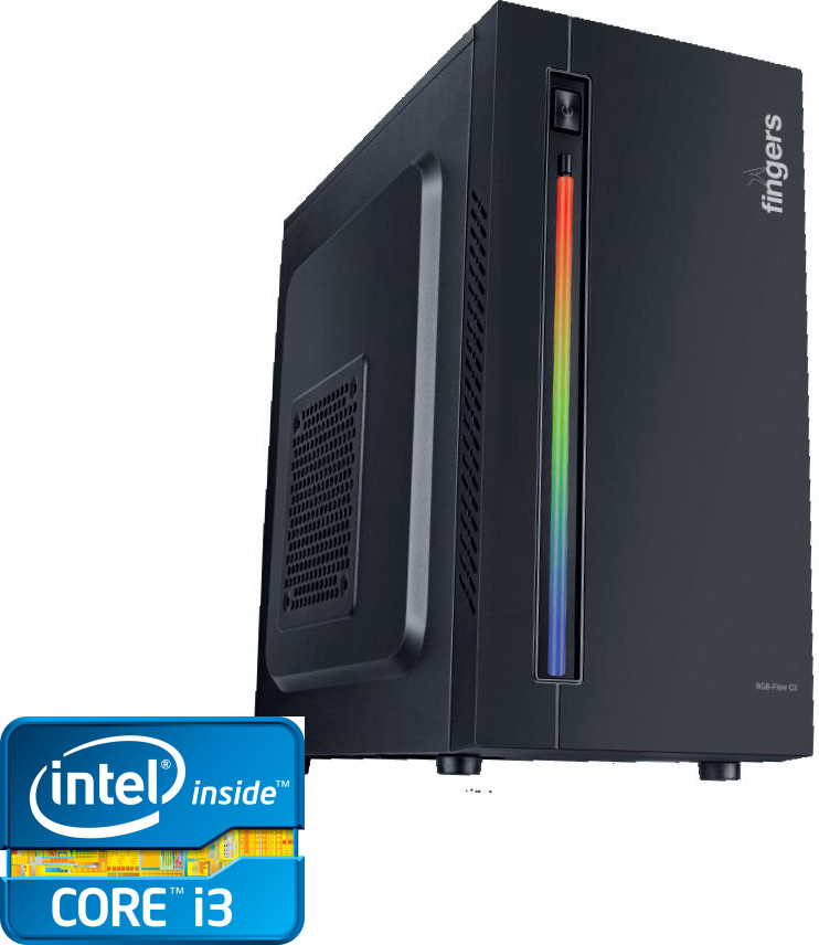 LATHOR Intel Core i3-2120 Processor/16GB RAM/500GB HDD/256GB SSD/RGB Flow C2 | KEOMX Intel® Core™ i3 (2nd Generation) (16 GB RAM/Intel® HD 2000 Graphics/500 GB Hard Disk/256 GB SSD Capacity/Windows 11 Home (64-bit)) Mid Tower with MS Office image 1