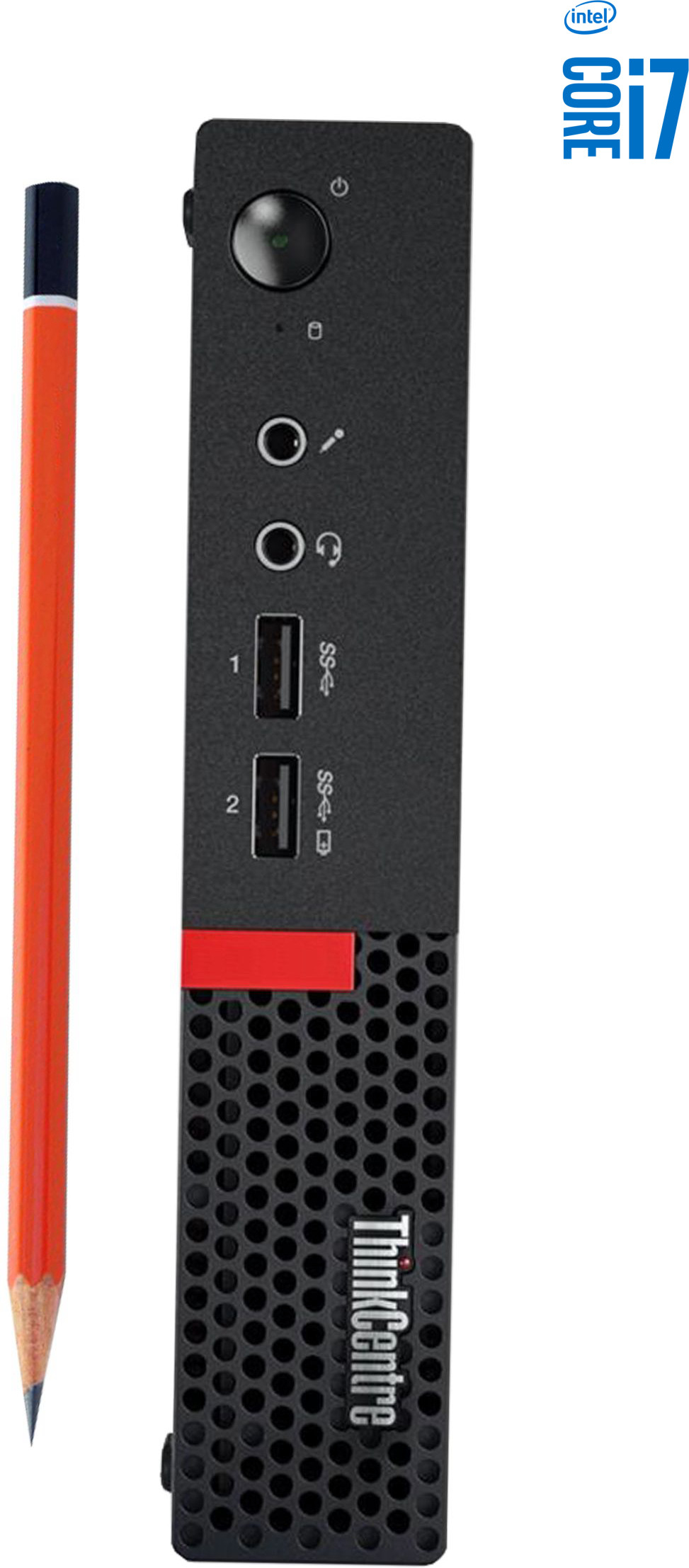 NCS Intel® Core™ i7-6700 [4 Cores, 8 Threads, 3.40 GHz] - ThinkCentre Tiny PC [FDA] Core i7 (6th Gen) Processor [4 Cores, 8 Threads] (32 GB RAM/Intel Ultra HD 530 Graphics/1 TB SSD Capacity/Windows 11 Pro) Mini Gaming Tower with MS Office image 1