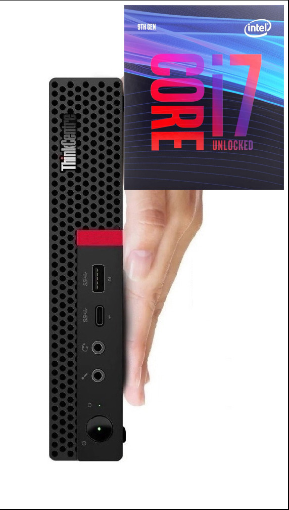 NICE COMPUTERS Core™ i7-9700 Octa-Core Processor | ThinkCentre Mini Desktop [NKZ] - Windows 11 Pro, Intel H310M, Intel Core i7 - 9700 Processor [8 Cores, 8 Threads, 3.00 GHz], 32 GB DDR4, 1024 GB SSD Mini PC image 1