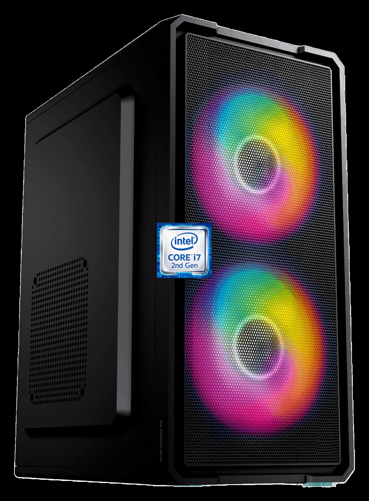 Hayyo Core i7-2600 Quad Core Processor [AHM-N5] Gaming PC | RGB-Majesty-N5 | Core i7 - 2600 Processor (8 GB RAM/Intel Ultra HD Graphics/256 GB SSD Capacity/Windows 11 Pro) Mini Gaming Tower with MS Office-image-42
