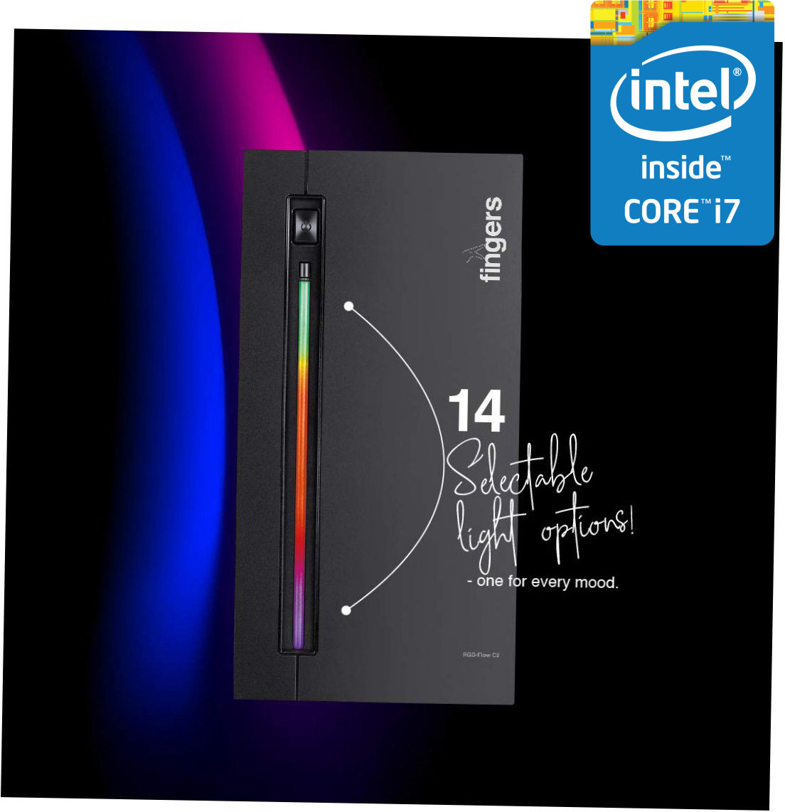LATHOR Intel Core™ i7 [4 Cores, 8 Threads, 3.40 GHz] [16GB RAM / 1TB SSD] Flow-C2 [VQK] Core™ i7 [4 Cores, 8 Threads, 3.40 GHz] (16 GB RAM/Intel® UHD 4000 Graphics/1 TB SSD Capacity/Windows 11 Pro) Mid Tower with MS Office image 1