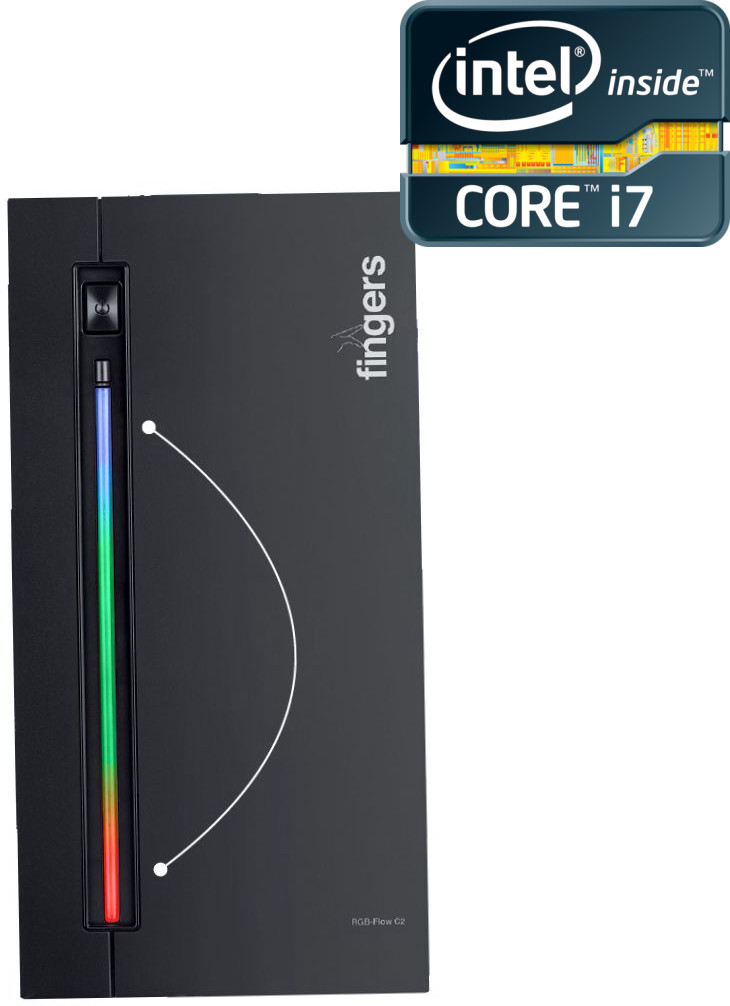 LATHOR Core™ i7 [4 Cores, 8 Threads, 3.40 GHz] [16GB RAM / 1024GB SSD] Flow-C2 [JIS] Intel Core™ i7 (3rd Generation) Processor (16 GB RAM/Intel® HD 4K Graphics/1 TB SSD Capacity/Windows 11 Pro) Mid Tower with MS Office image 1