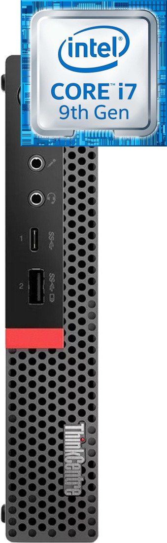 NCS (NIDHI COMPUTER SOLUTIONS) Core i7 (9th Gen) [8 Cores, 8 Threads, 3.00 GHz] ThinkCentre Mini Desktop [AUD] Intel Core i7 (9th Gen) [8 Cores, 8 Threads, Upto 4.70 GHz] (32 GB RAM/Integrated Intel® UHD 4K 630 Graphics/1 TB SSD Capacity/Windows 11 Pro) Microtower with MS Office image 1
