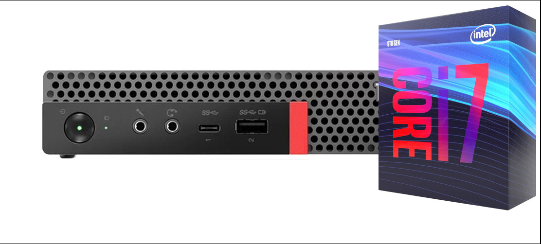 NICE COMPUTERS Core i7 - 9700 Octa-Core | ThinkCentre Tiny PC [DXE] Intel Core i7 (9th Generation) Processor [8 Cores, 8 Threads] (32 GB RAM/Integrated Intel® Ultra HD 630 Graphics/1 TB SSD Capacity/Windows 11 Pro) Microtower with MS Office image 1