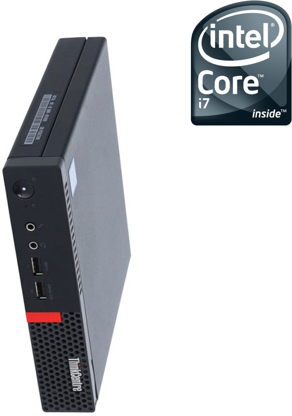 NCS Core i7 (6th Generation) [8MB Cache, Up to 4.00 GHz] ThinkCentre Micro PC [AZB] Intel® Core™ i7-6700 - Lenovo Tiny PC (32 GB RAM/Intel® UHD 530 Graphics/1 TB SSD Capacity/Windows 11 Pro) Microtower with MS Office image 1