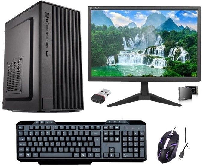 Mue AIO-10 Core i5 2400 (8 GB RAM/Ultra HD Graphics/256 GB SSD Capacity/Windows 10 (64-bit)/Upto on Board 1 GB Graphics Memory) Mid Tower with MS Office