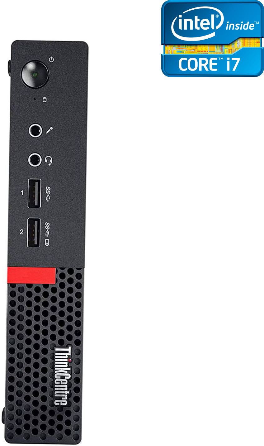 NCS Core i7-6700 Processor - ThinkCentre Mini CPU [WSO] Intel® Core™ i7 (6th Generation) [8MB Cache, Up to 4.00 GHz] - Lenovo Mini PC (32 GB RAM/Intel® Ultra HD 530 Graphics/1 TB SSD Capacity/Windows 11 Pro) Mini Tower with MS Office image 1