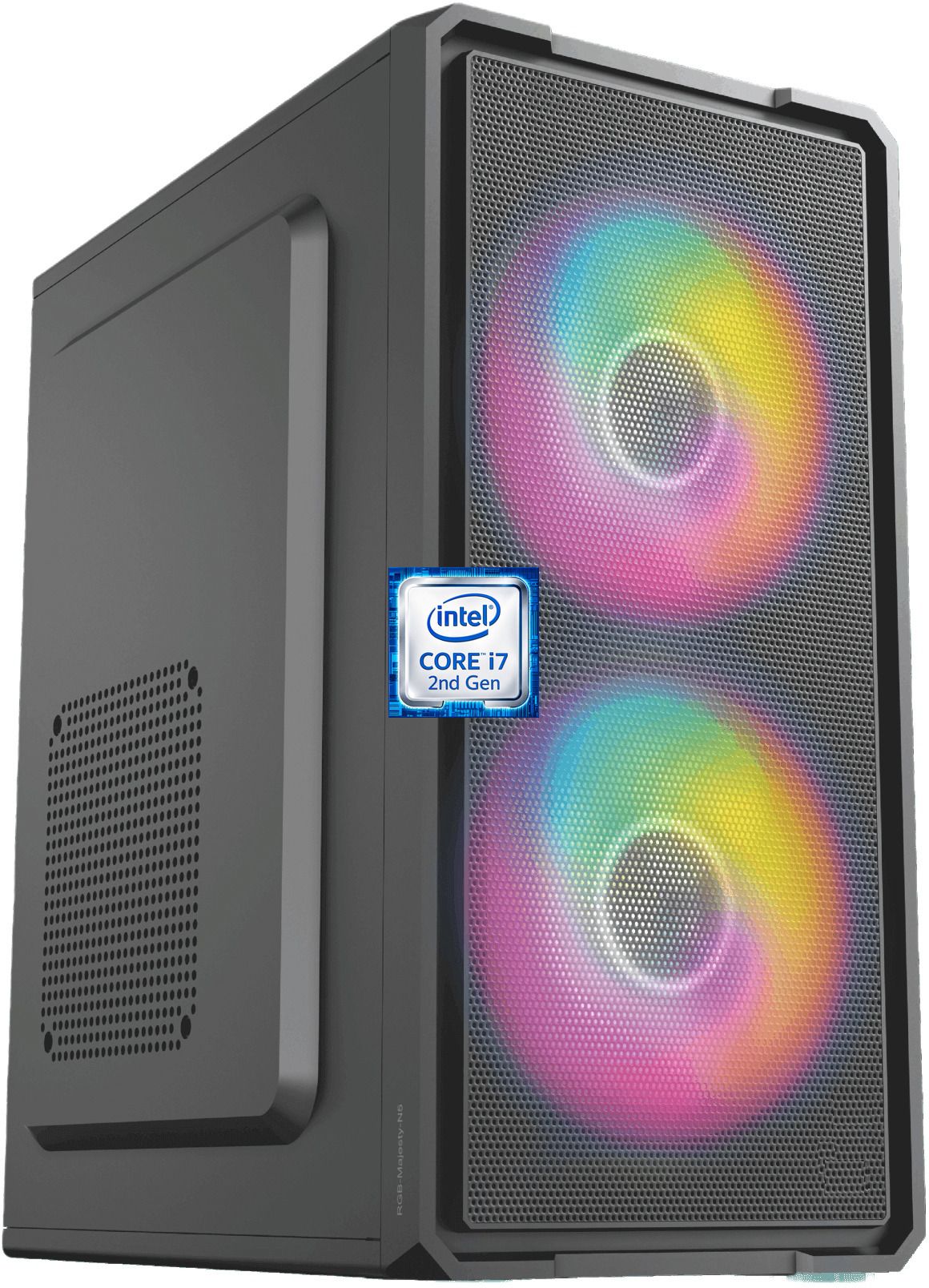 JABCAB Core i7-2600 Quad Core Processor [8MB Cache, Up to 3.80 GHz] [BEK-N5] Gaming PC | Dual RGB Fans | Core™ i7 - 2600 Quad Core Processor (8 GB RAM/Intel UHD 4K Graphics/256 GB SSD Capacity/Windows 11 Pro) Mini Gaming Tower with MS Office-image-35