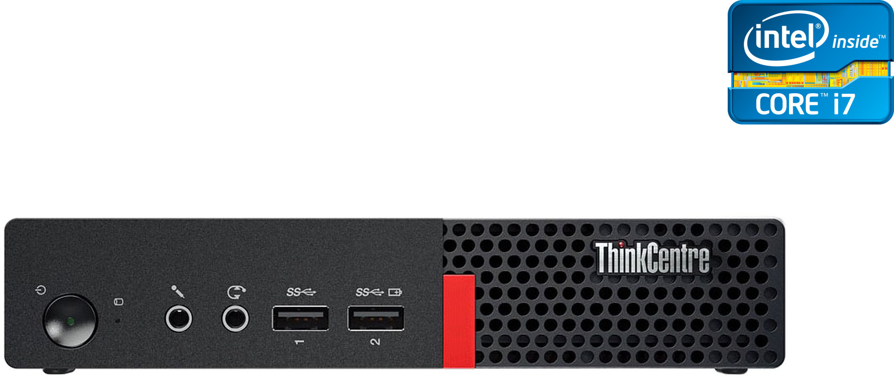 NCS Core™ i7 (6th Generation) Processor - ThinkCentre Tiny PC [EDI] Intel Core i7-6700 [8MB Cache, Up to 4.00 GHz] - Lenovo Tiny PC (32 GB RAM/Intel HD 530 Graphics/1 TB SSD Capacity/Windows 11 Pro) Microtower with MS Office image 1