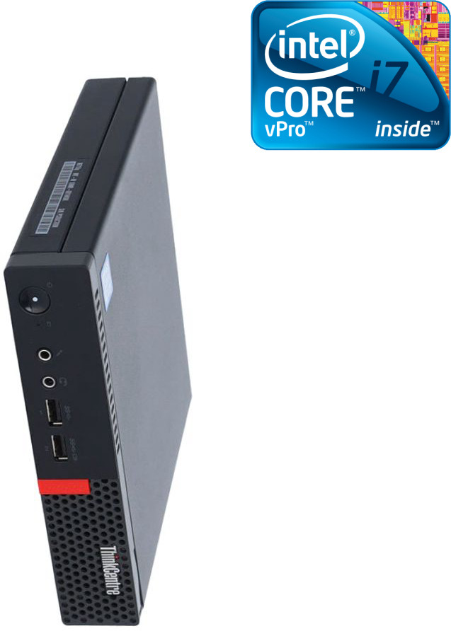 NCS Core™ i7 - 6700 [8MB Cache, Up to 4.00 GHz] - ThinkCentre Mini PC [VNS] Tiny PC - Intel Core i7 (6th Gen) (32 GB RAM/Intel HD 4K Graphics/1 TB SSD Capacity/Windows 11 Pro) Microtower with MS Office image 1