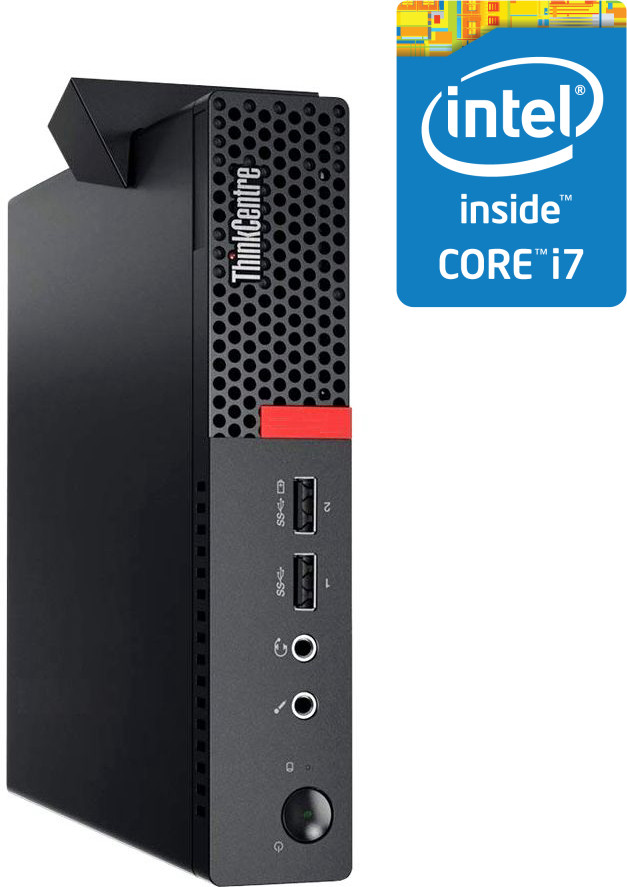 COMPUTER WIZARDS Intel Core i7 - 6700 [8MB Cache, Up to 4.00 GHz] - ThinkCentre Micro PC [ONE] Core™ i7 (6th Gen) - LENOVO Tiny PC (32 GB RAM/Intel UHD 530 4K Graphics/1 TB SSD Capacity/Windows 11 Pro) Mini Tower with MS Office image 1