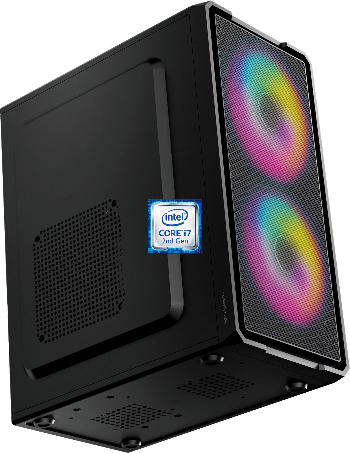 Correngo Intel® Core™ i7 (2nd Gen) Quad Core [8MB Smart Cache, Up to 3.80 GHz] [BIE-N5] Intel Core i7 - 2600 Quad Core Processor | RGB-Majesty-N5 | Gaming PC (8 GB RAM/Intel® HD 4K Graphics/256 GB SSD Capacity/Windows 11 Pro) Gaming Tower with MS Office-image-44