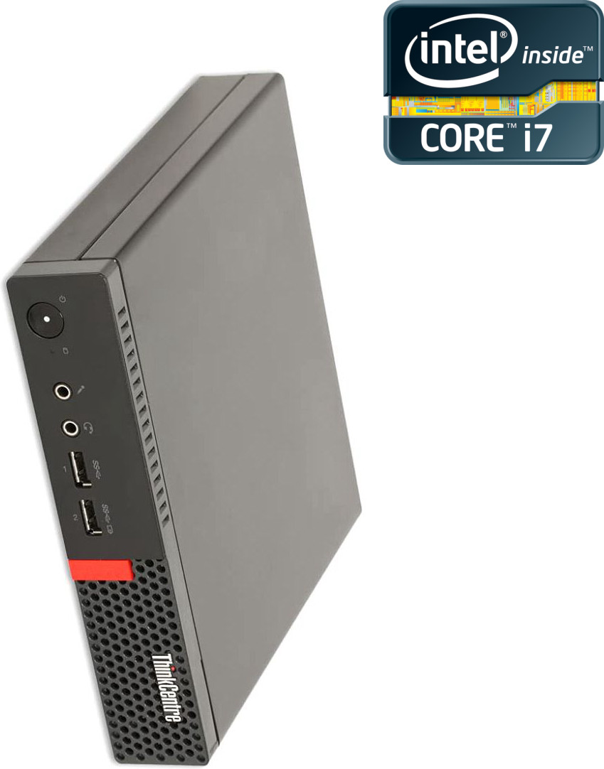 NICE COMPUTERS Core i7 (6th Generation) [8MB Cache, Up to 4.00 GHz] ThinkCentre Micro PC [XVM] Lenovo Tiny PC - Intel® Core™ i7-6700 (32 GB RAM/Intel® Ultra HD 530 4K Graphics/1 TB SSD Capacity/Windows 11 Pro) Mid Tower with MS Office image 1