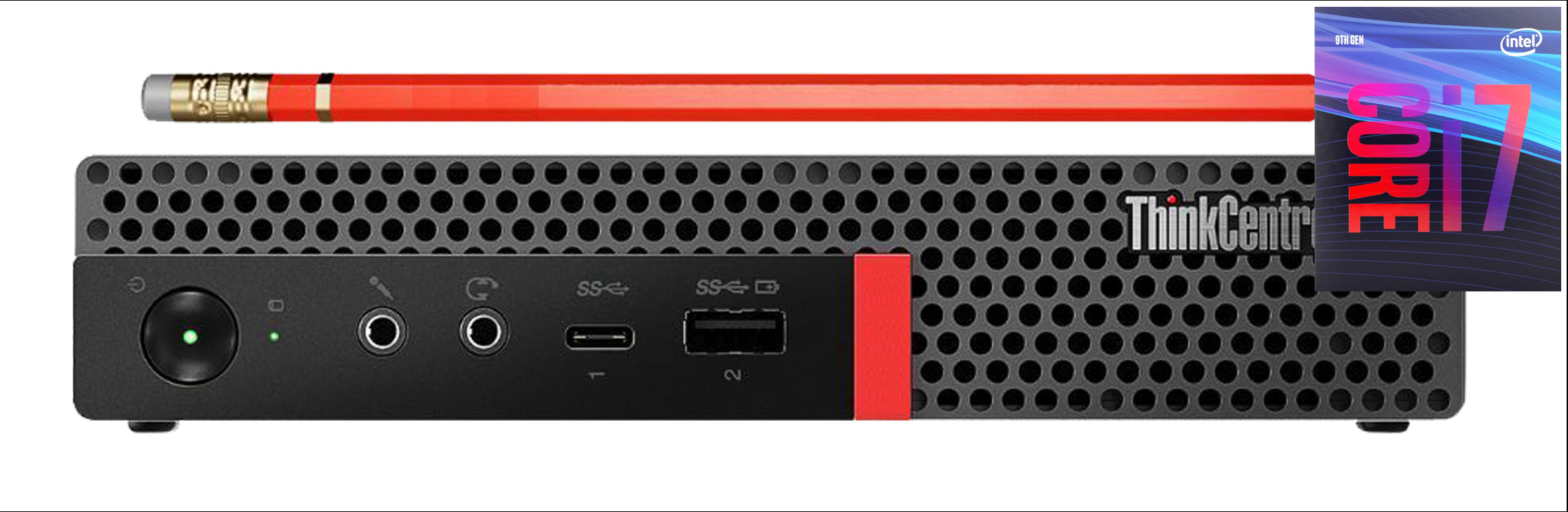 NICE COMPUTERS ThinkCentre Tiny PC | Core™ i7 (9th Gen) [8 Cores, 8 Threads, 3.00 GHz] [XRH] Core™ i7 (9th Generation) Octa-Core Processor (32 GB RAM/Integrated Intel® Ultra HD 630 Graphics/1 TB SSD Capacity/Windows 11 Pro) Microtower with MS Office image 1