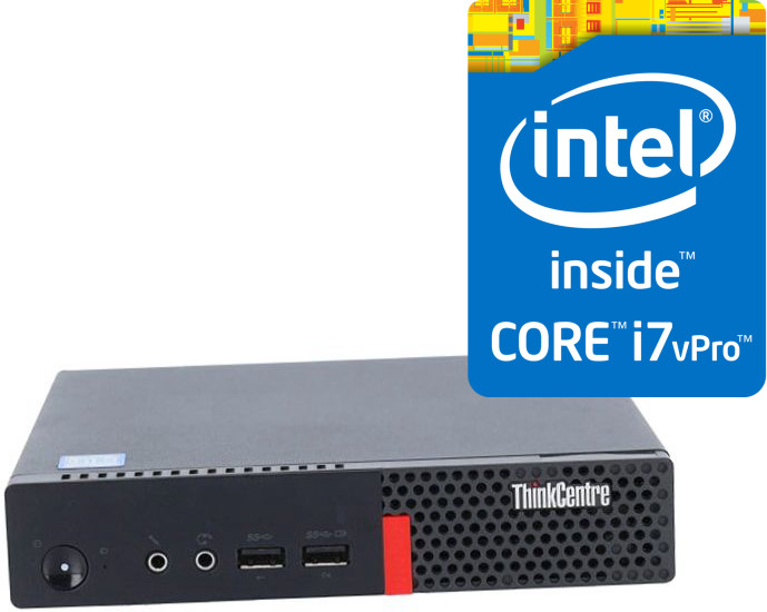 RATNARAJ COMPUTER SYSTEMS Core i7-6700 [4 Cores, 8 Threads] - ThinkCentre Tiny PC [TQK] Intel® Core™ i7 (6th Gen) [4 Cores, 8 Threads, 3.40 GHz] (32 GB RAM/Intel Ultra HD 530 4K Graphics/1 TB SSD Capacity/Windows 11 Pro) Mini Tower with MS Office image 1