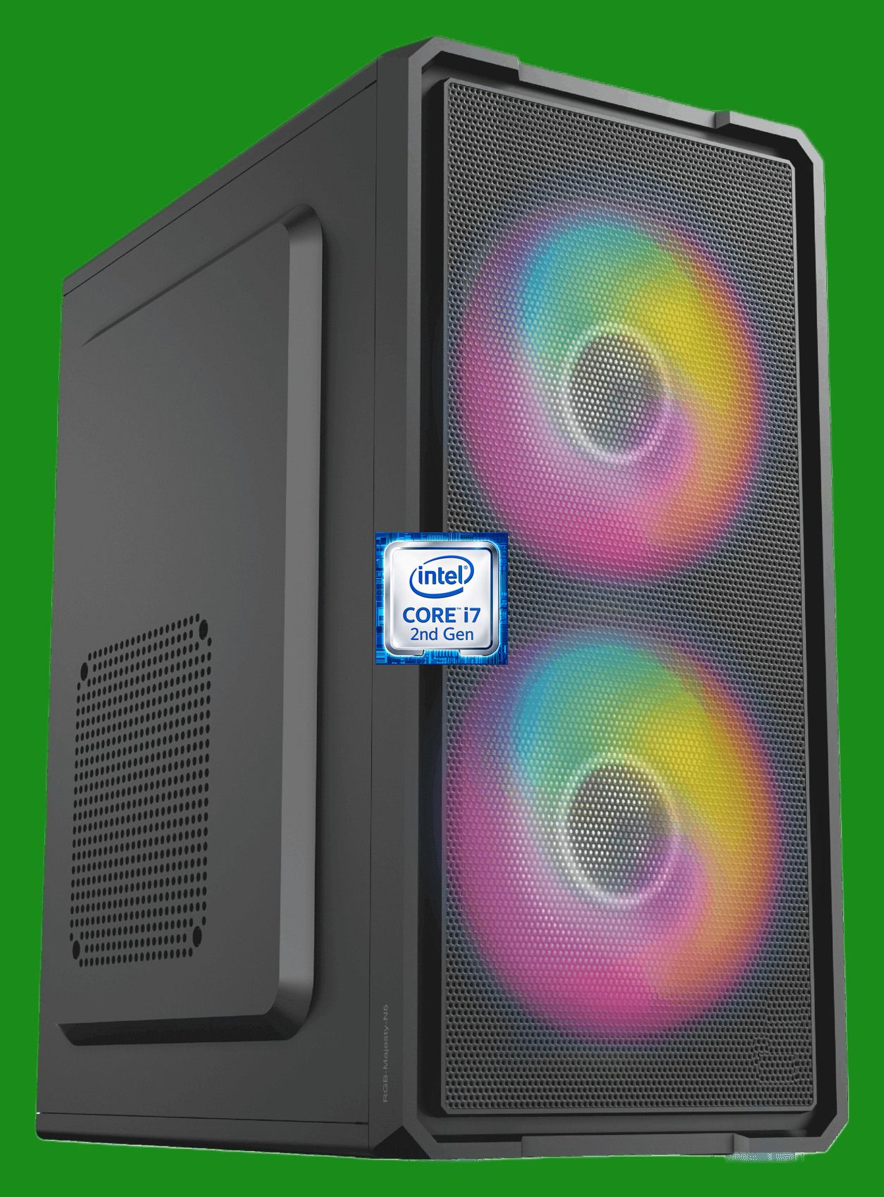 Correngo Intel Core i7-2600 Quad Core Processor [8MB Smart Cache, 3.40 GHz] [BEY-N5] Gaming PC with RGB Fans | Intel® Core™ i7 - 2600 Quad Core Processor (8 GB RAM/Intel HD Graphics/256 GB SSD Capacity/Windows 11 Pro) Gaming Tower with MS Office-image-31