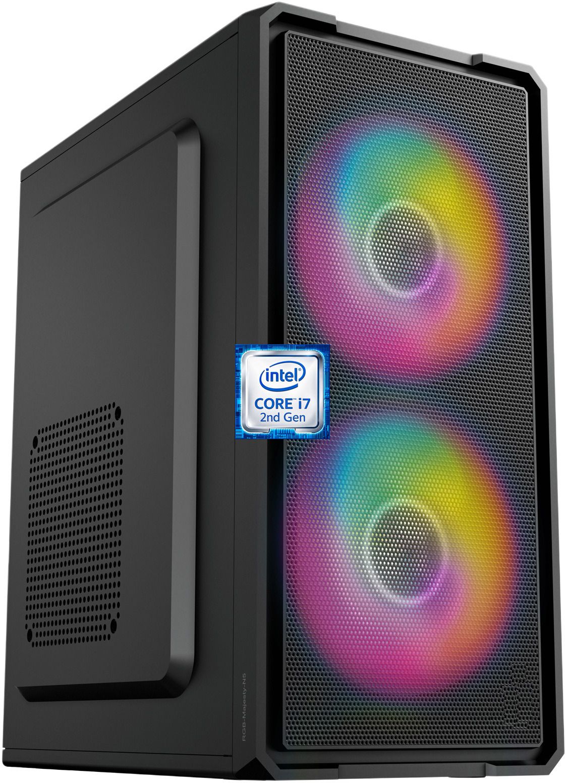 ShopSmart Core™ i7 - 2600 Processor [4 Cores, 8 Threads, 3.40 GHz] [IOP-N5] Intel® Core™ i7-2600 Processor | Dual RGB Fans | Gaming PC (8 GB RAM/Intel HD 2000 Graphics/256 GB SSD Capacity/Windows 11 Pro) Mini Tower with MS Office-picture-11