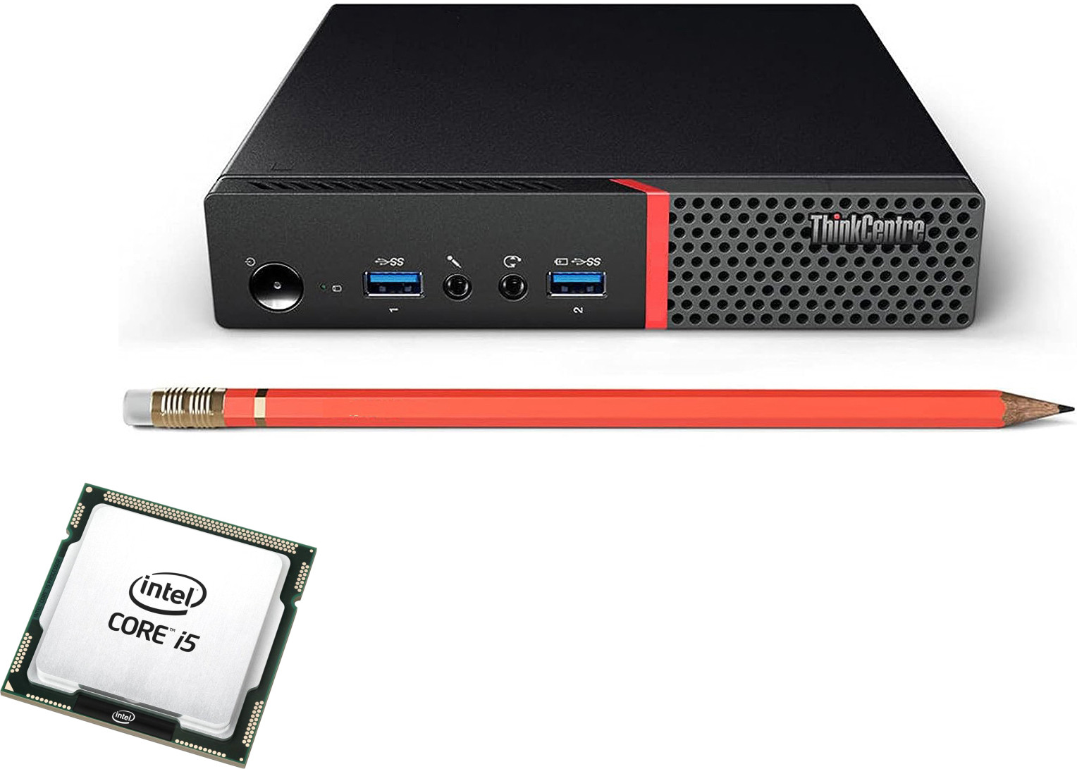 BESTYLISH ThinkCentre Tiny PC | i5-6500 Processor [6MB Smart Cache, 3.20 GHz] | S/N: BHBAF Tiny PC Intel Core i5 Processor (6th Generation) (8 GB RAM/Intel® HD 530 Graphics/512 GB SSD Capacity/Windows 11 Pro) Mini Tower with MS Office image 1