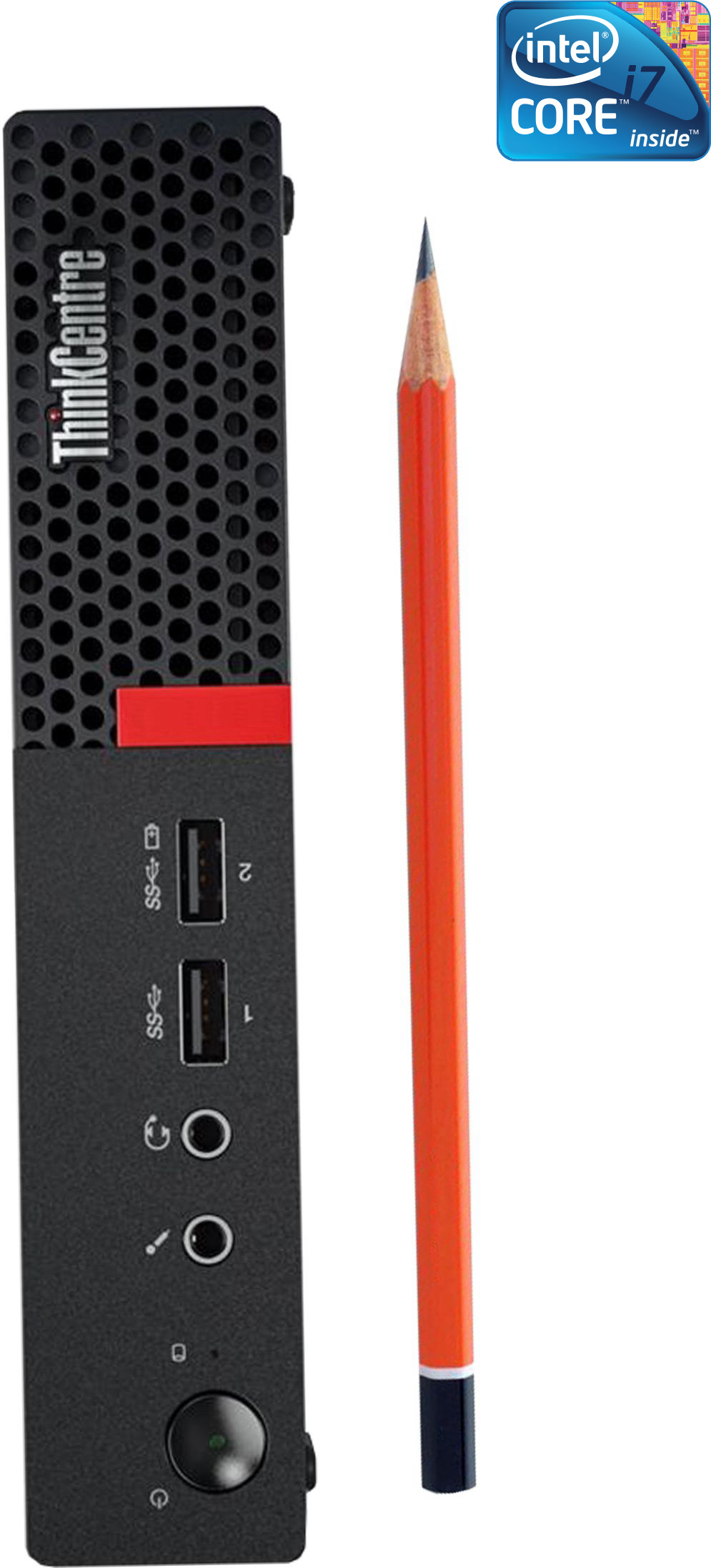 NCS Intel® Core™ i7-6700 Processor - ThinkCentre Mini PC [OKB] Core i7 (6th Generation) [8MB Cache, Up to 4.00 GHz] (32 GB RAM/Intel UHD 4K Graphics/1 TB SSD Capacity/Windows 11 Pro) Microtower with MS Office image 1