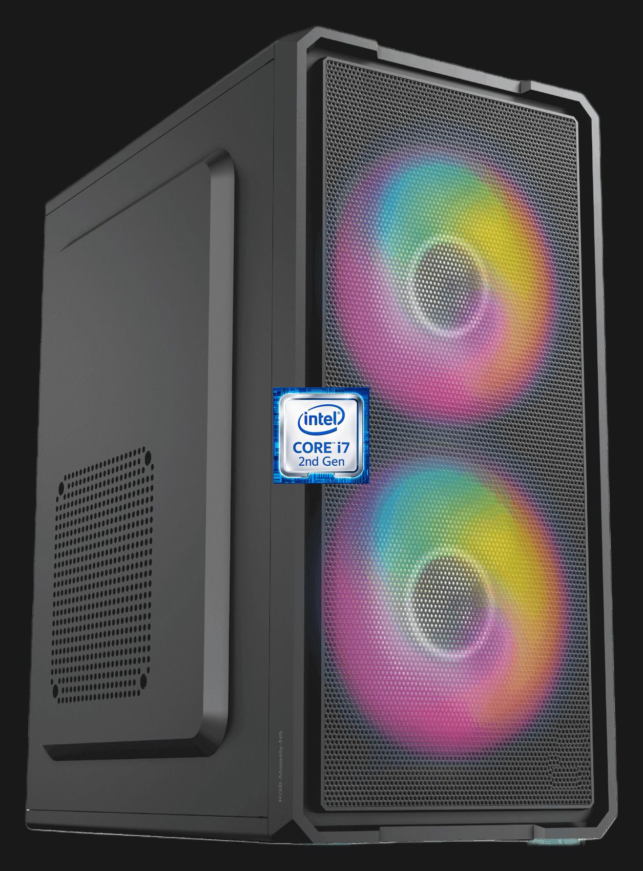 Longan Core™ i7 (2nd Gen) Processor [4 Cores, 8 Threads] [HQV-N5] Core i7-2600 Processor | RGB-Majesty-N5 (8 GB RAM/Intel® HD Graphics/256 GB SSD Capacity/Windows 11 Pro) Mid Tower with MS Office-image-38