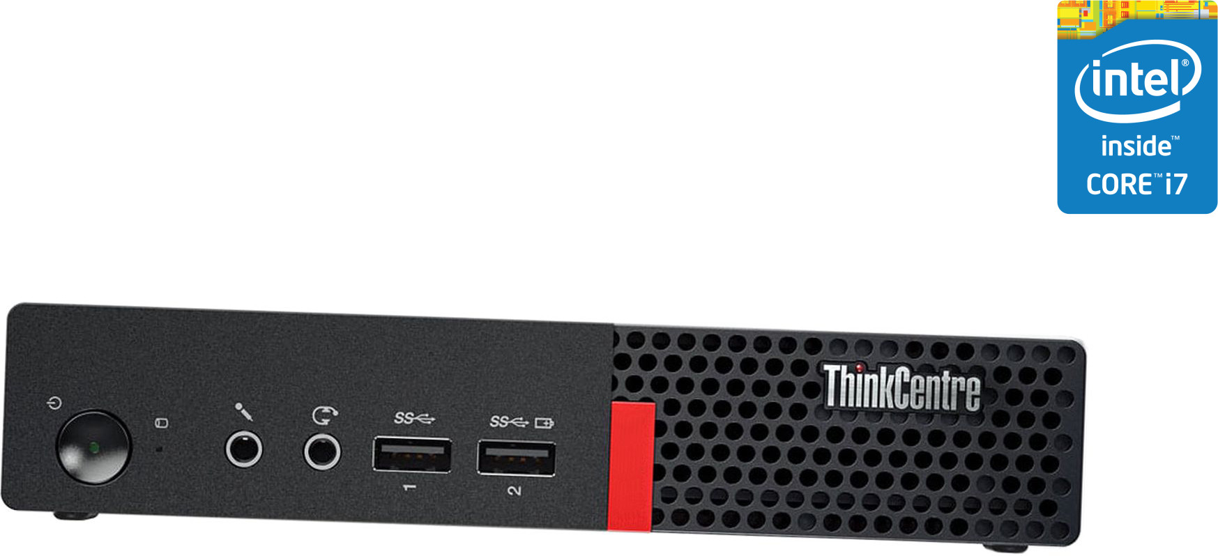 NCS Core™ i7 (6th Generation) Processor - ThinkCentre Tiny PC [JFA] Intel Core i7-6700 [8MB Cache, Up to 4.00 GHz] - Lenovo Tiny PC (32 GB RAM/Intel HD 4K Graphics/1 TB SSD Capacity/Windows 11 Pro) Mid Tower with MS Office image 1