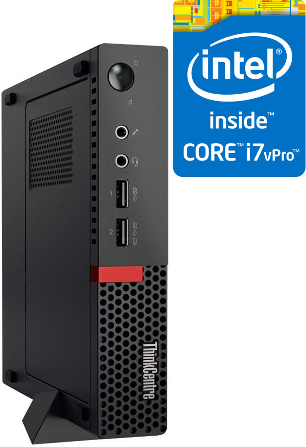 NCS Core i7-6700 Processor [4 Cores, 8 Threads] - ThinkCentre Micro PC [ZYI] Lenovo Mini PC - Intel® Core™ i7 (6th Generation) [4 Cores, 8 Threads, 3.40 GHz] (32 GB RAM/Intel® Ultra HD 4K Graphics/1 TB SSD Capacity/Windows 11 Pro) Mid Tower with MS Office image 1