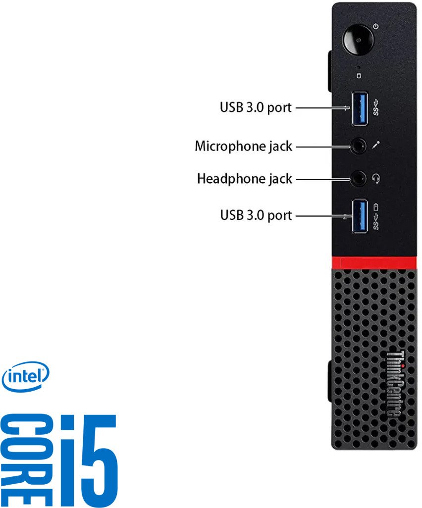 BESTYLISH ThinkCentre Tiny PC | i5-6500 Processor [6MB Smart Cache, 3.20 GHz] | S/N: BHNJN Tiny PC Intel® Core™ i5 (6th Gen) (16 GB RAM/Intel® HD 530 Graphics/1 TB SSD Capacity/Windows 11 Pro) Mini Tower with MS Office image 1