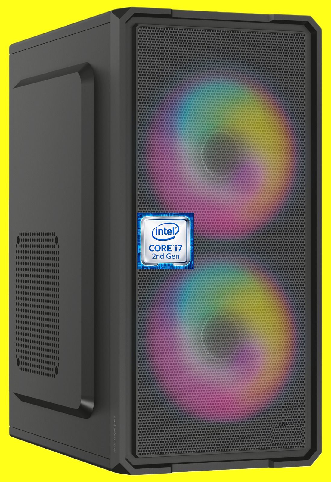 DOPETECH Core i7-2600 Processor [HMC-N5] Dual RGB Fans | Core™ i7 - 2600 Quad Core Processor (8 GB RAM/Intel® HD 4K Graphics/256 GB SSD Capacity/Windows 11 Pro) Mini Gaming Tower with MS Office-image-14