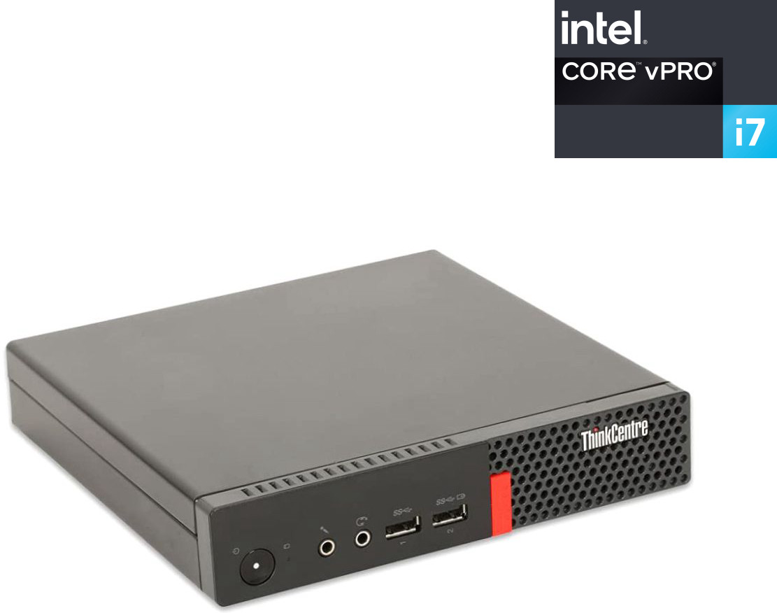 RATNARAJ COMPUTER SYSTEMS ® Core™ i7-6700 - ThinkCentre Micro CPU [PIL] Core i7 (6th Generation) [8MB Cache, Up to 4.00 GHz] (32 GB RAM/Intel® HD 4K Graphics/1 TB SSD Capacity/Windows 11 Pro) Mini Gaming Tower with MS Office image 1