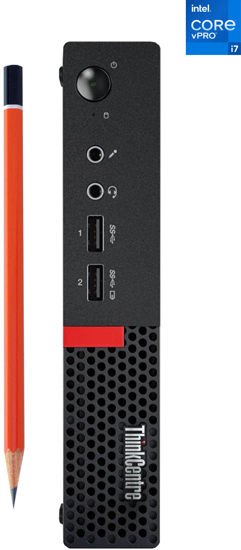 NCS Intel Core i7 - 6700 - ThinkCentre Tiny Desktop [AZK] LENOVO Tiny PC - Core™ i7 (6th Gen) Processor [8MB Cache, Up to 4.00 GHz] (32 GB RAM/Intel® UHD 530 Graphics/1 TB SSD Capacity/Windows 11 Pro) Mid Tower with MS Office image 1