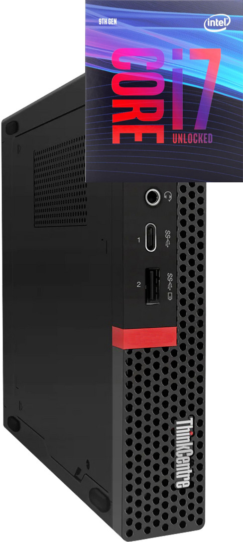 NICE COMPUTERS ThinkCentre Tiny PC | Core i7 - 9700 [8 Cores, 8 Threads, 3.00 GHz] [HBD] Intel Core i7 (9th Gen) [8 Cores, 8 Threads, Upto 4.70 GHz] (32 GB RAM/Intel® Ultra HD 630 Graphics/1 TB SSD Capacity/Windows 11 Pro) Mini Tower with MS Office image 1