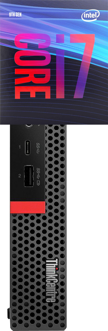 RATNARAJ COMPUTER SYSTEMS ThinkCentre Tiny Desktop | Core i7 - 9700 Processor [EZH] Core i7-9700 (32 GB RAM/Intel® Ultra HD 4K 630 Graphics/1 TB SSD Capacity/Windows 11 Pro) Mid Tower with MS Office image 1