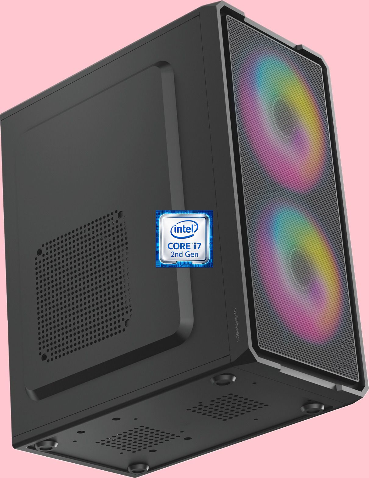 Safal Kisan Intel Core i7 (2nd Gen) Quad Core [8MB Smart Cache, Up to 3.80 GHz] [DSO-N5] Gaming PC | Dual RGB Fans | Core™ i7 - 2600 Processor (8 GB RAM/Intel® Ultra HD 4K Graphics/256 GB SSD Capacity/Windows 11 Pro) Mini Gaming Tower with MS Office-image-17