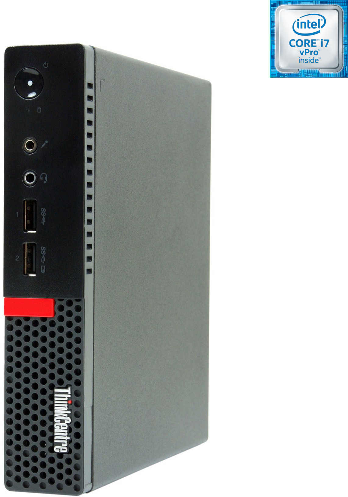 NCS Core i7-6700 Processor [4 Cores, 8 Threads] - ThinkCentre Micro PC [AWM] Intel® Core™ i7 (6th Generation) [4 Cores, 8 Threads, 3.40 GHz] (32 GB RAM/Intel® HD 530 Graphics/1 TB SSD Capacity/Windows 11 Pro) Mini Tower with MS Office image 1