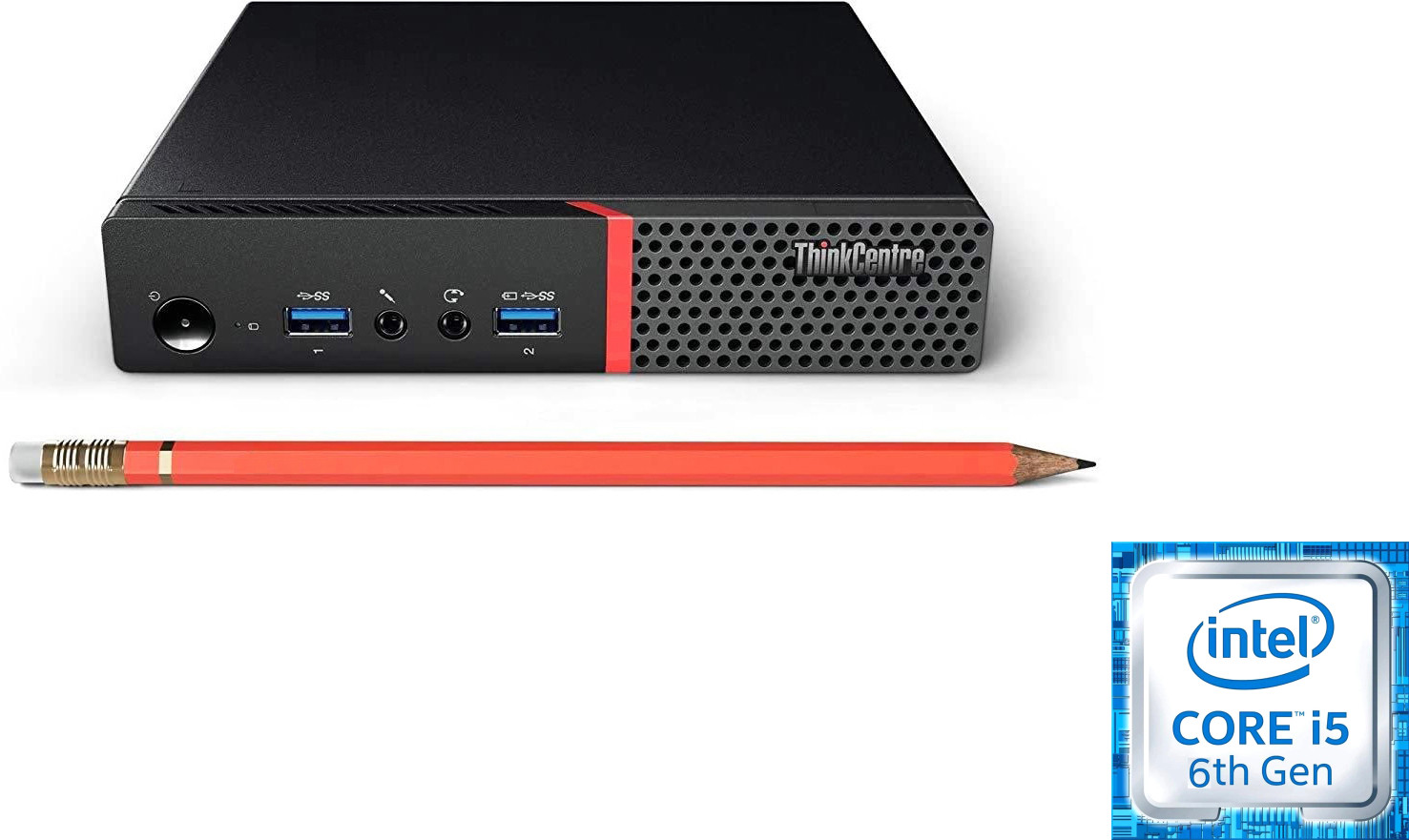 BESTYLISH ThinkCentre Tiny PC | i5-6500 Processor [6MB Smart Cache, 3.20 GHz] | S/N: BHWUO Tiny PC Intel® Core™ i5 (6th Generation) (8 GB RAM/Intel® HD 530 Graphics/1 TB SSD Capacity/Windows 11 Pro) Mini Tower with MS Office image 1