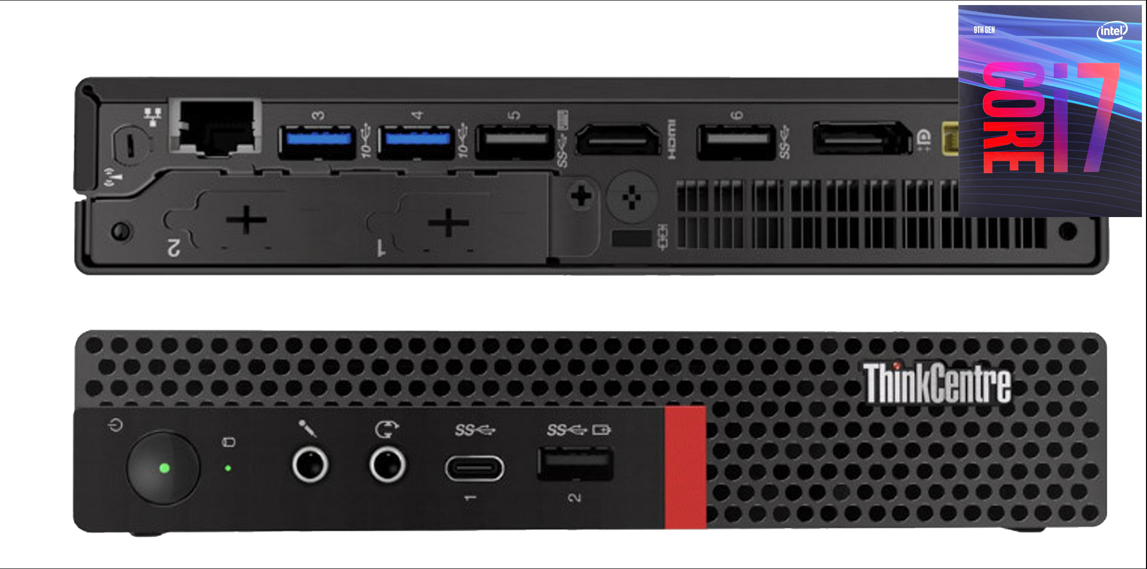 COMPUTER WORLD ThinkCentre Mini PC | Core i7-9700 [GAS] Core i7-9700 Processor [8 Cores, 8 Threads, 3.00 GHz] (32 GB RAM/Intel® UHD 630 Graphics/1 TB SSD Capacity/Windows 11 Pro) Mid Tower with MS Office image 1