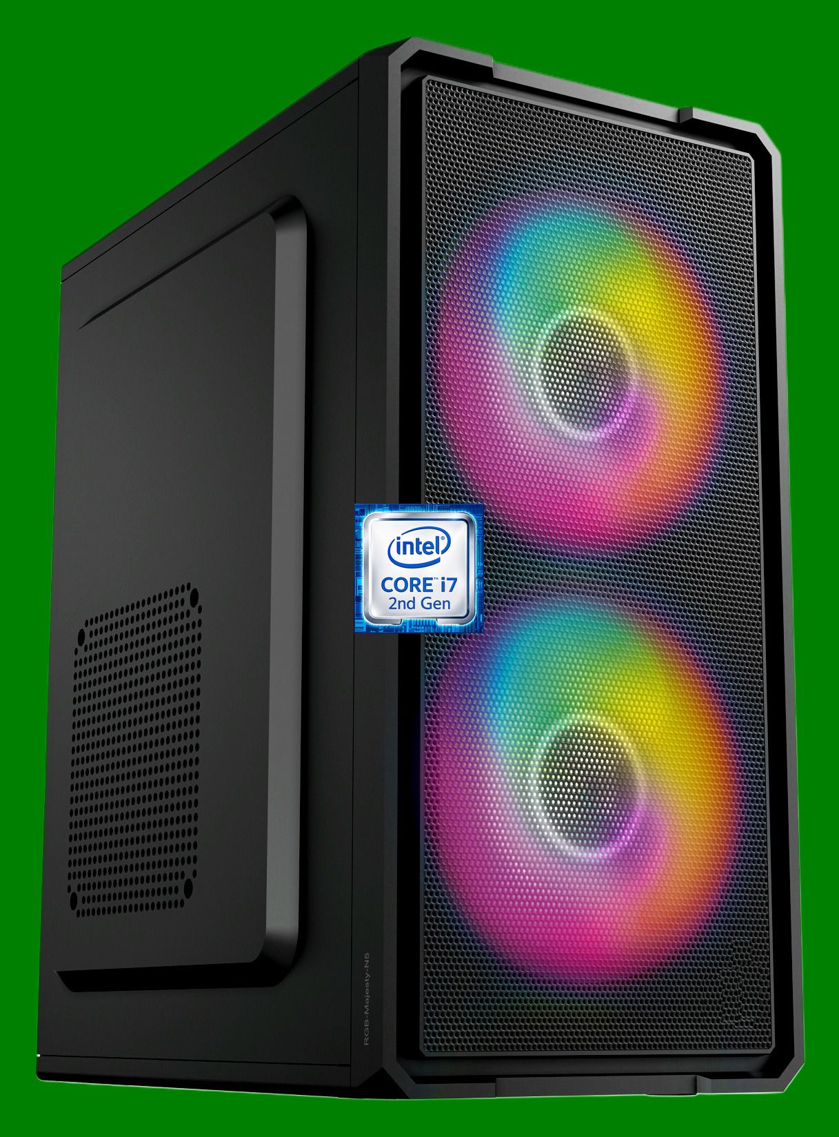 Hayyo Core™ i7 (2nd Gen) Processor [8MB Smart Cache, Up to 3.80 GHz] [END-N5] RGB-Majesty-N5 | Gaming PC | Core™ i7-2600 Quad Core Processor (8 GB RAM/Intel® HD Graphics/256 GB SSD Capacity/Windows 11 Pro) Mid Tower with MS Office-image-31